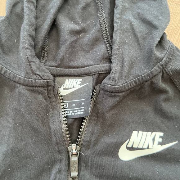 Nike Kids Youth Medium Black Zip Up Hoodie - Picture 2 of 7